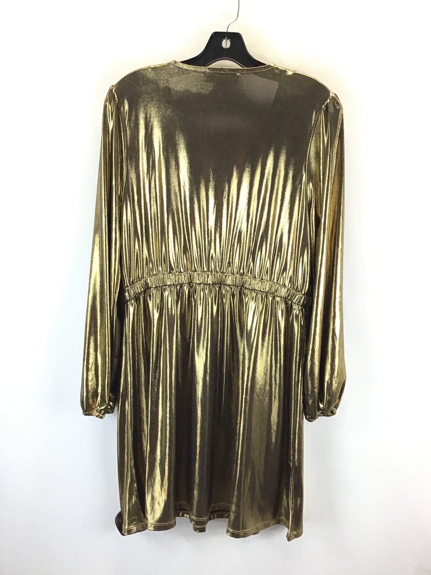 Dress Party Short By Michael Kors In Gold, Size: L