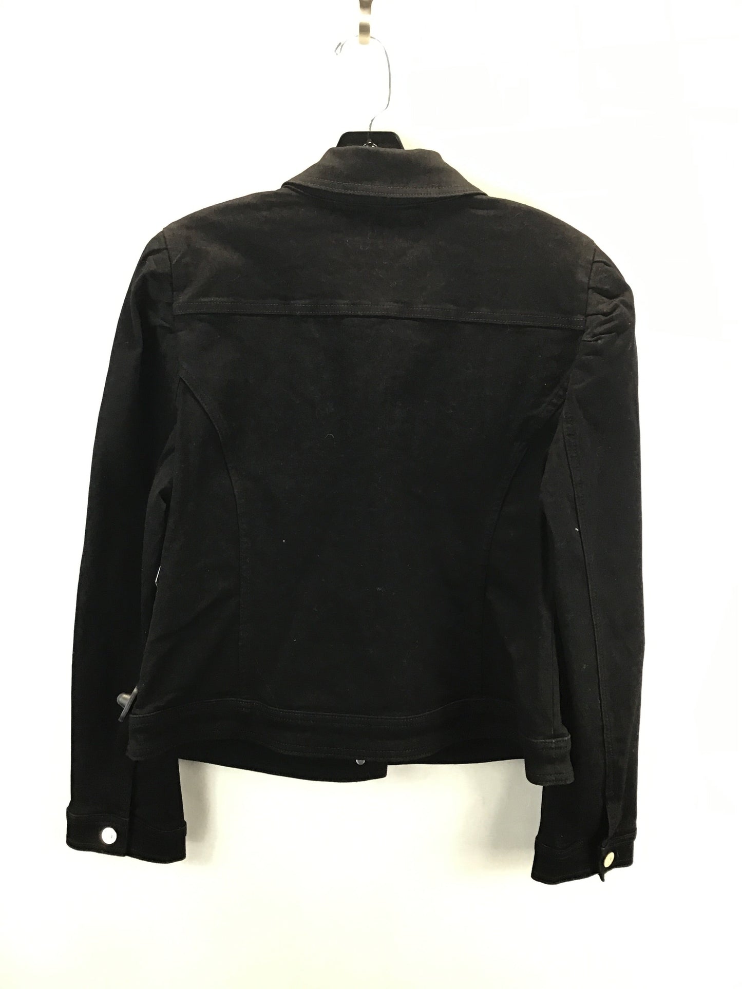 Jacket Denim By White House Black Market In Black, Size: L