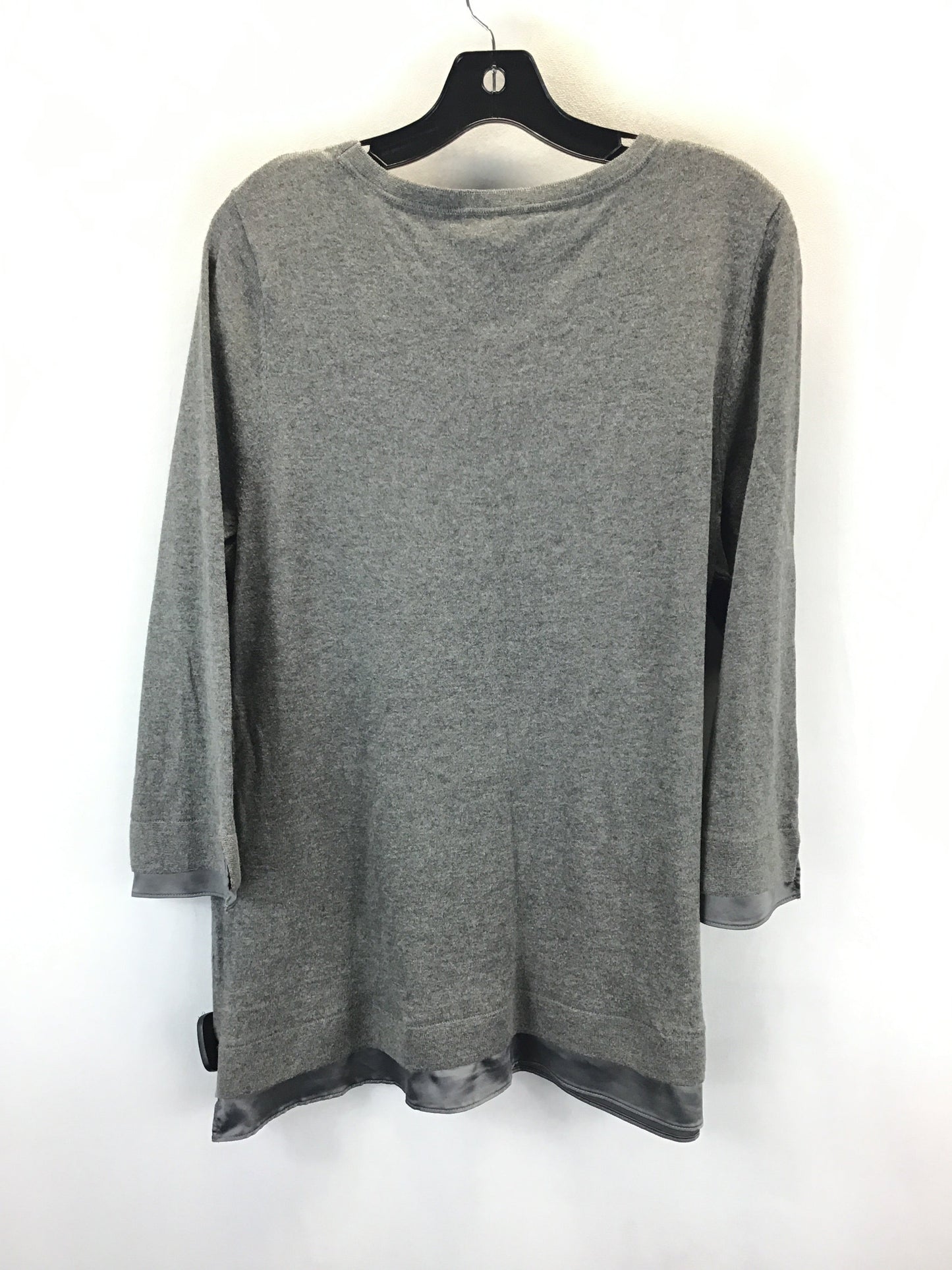 Sweater By Chicos In Grey, Size: Xl