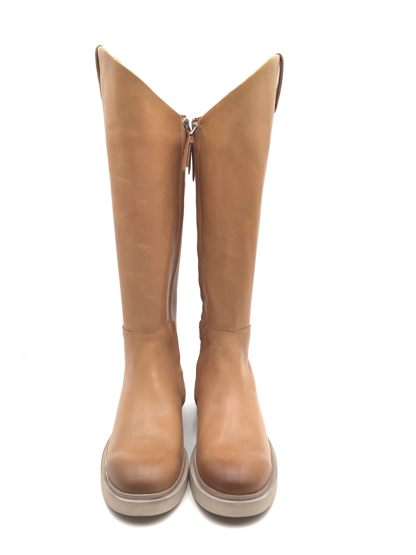 Boots Knee Flats By Sam Edelman In Tan, Size: 8