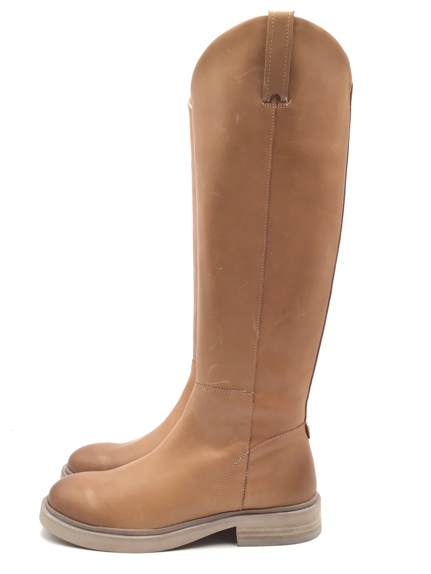 Boots Knee Flats By Sam Edelman In Tan, Size: 8