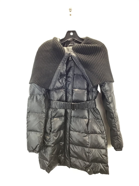 Coat Puffer & Quilted By Moda Intl In Black, Size: Xs