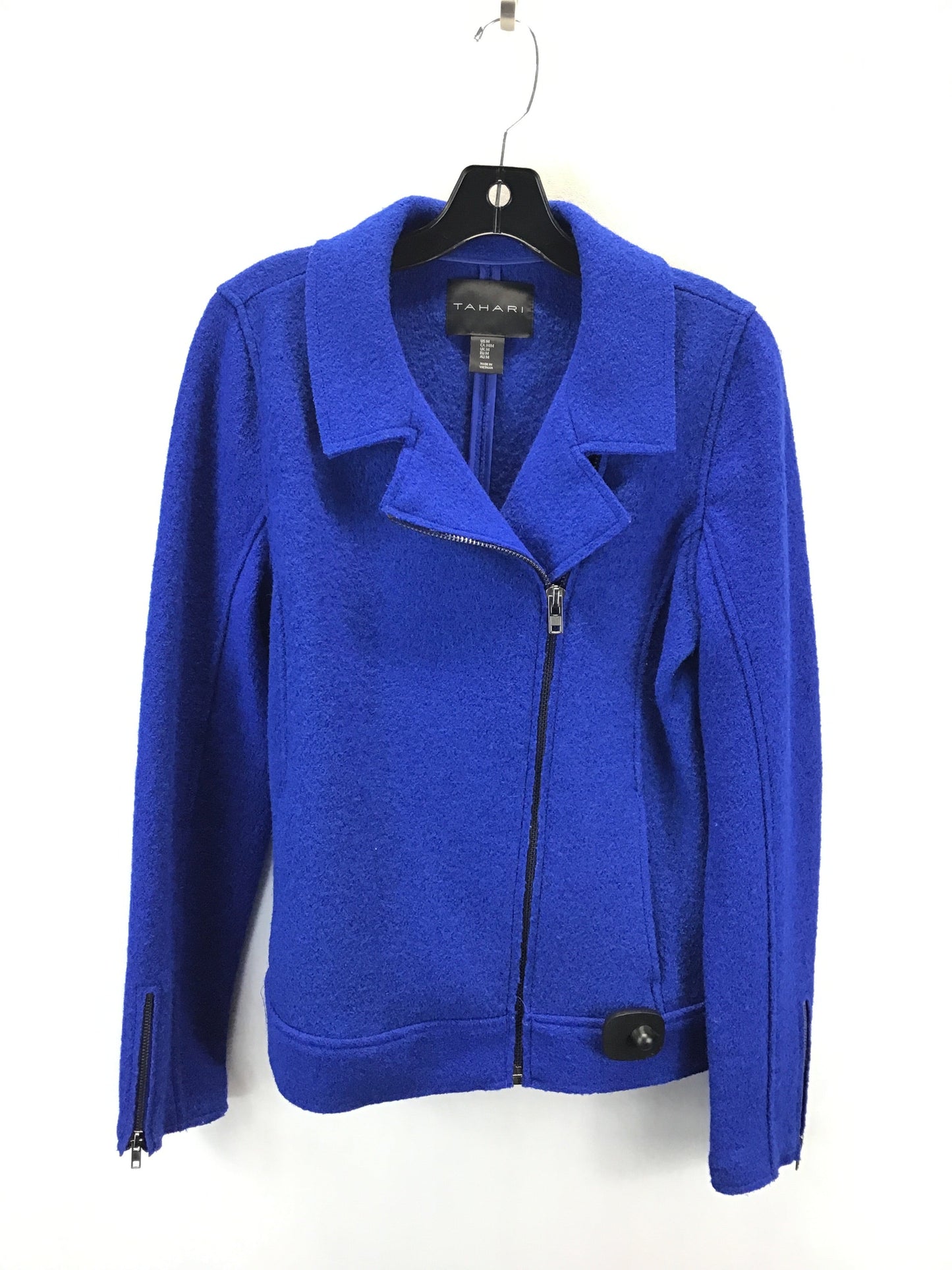 Blazer By Tahari By Arthur Levine In Blue, Size: M