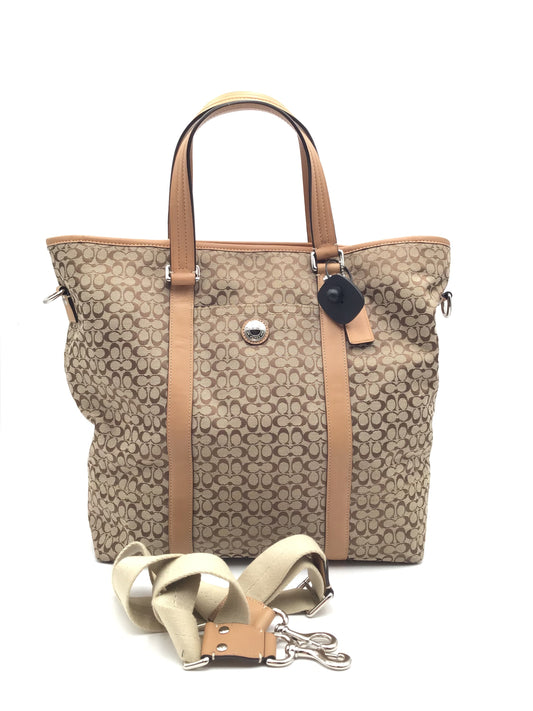 Tote Designer By Coach, Size: Large