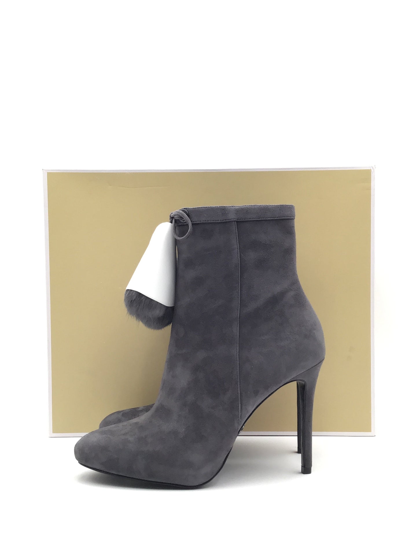 Boots Ankle Heels By Michael Kors In Grey, Size: 9