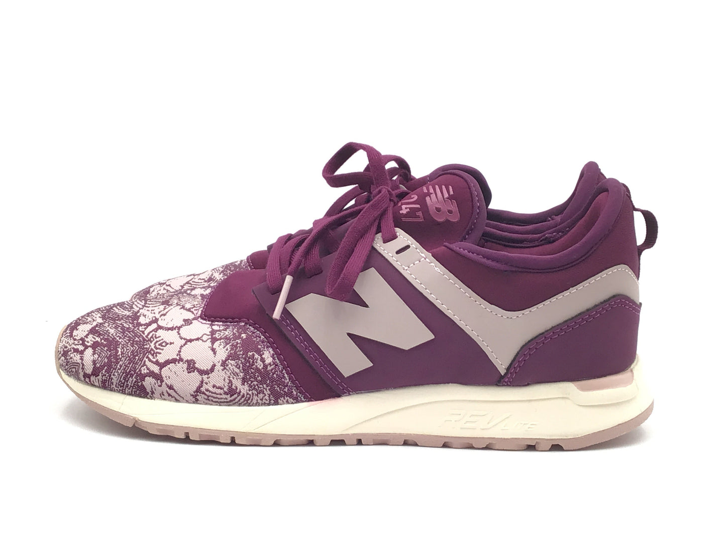 Shoes Athletic By New Balance In Maroon, Size: 7