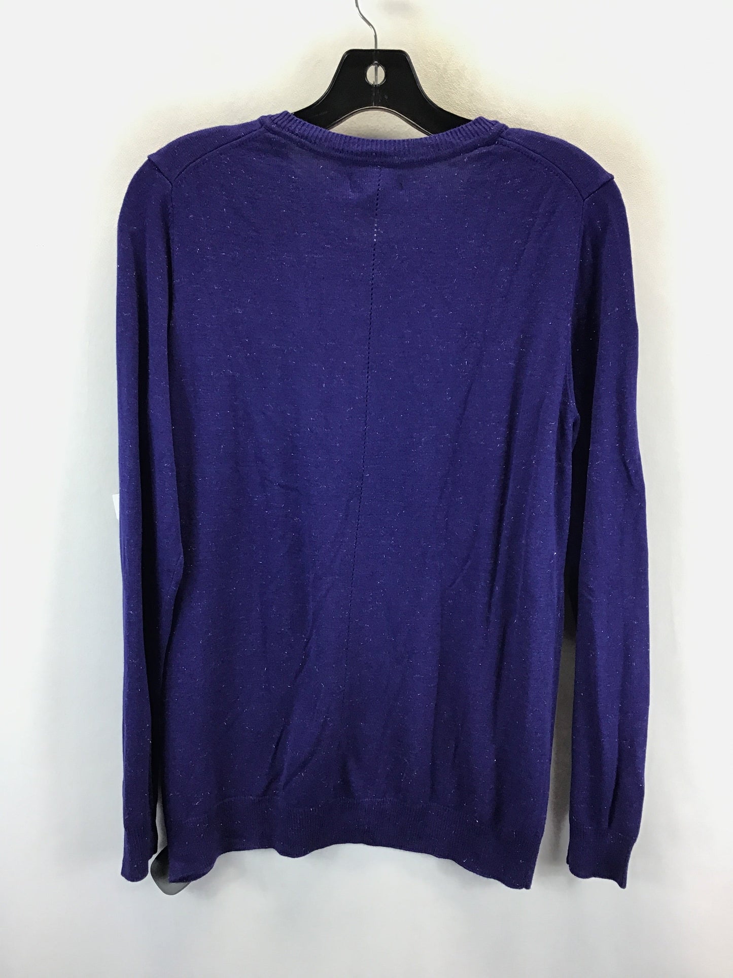 Cardigan By Nicole Miller In Purple, Size: M