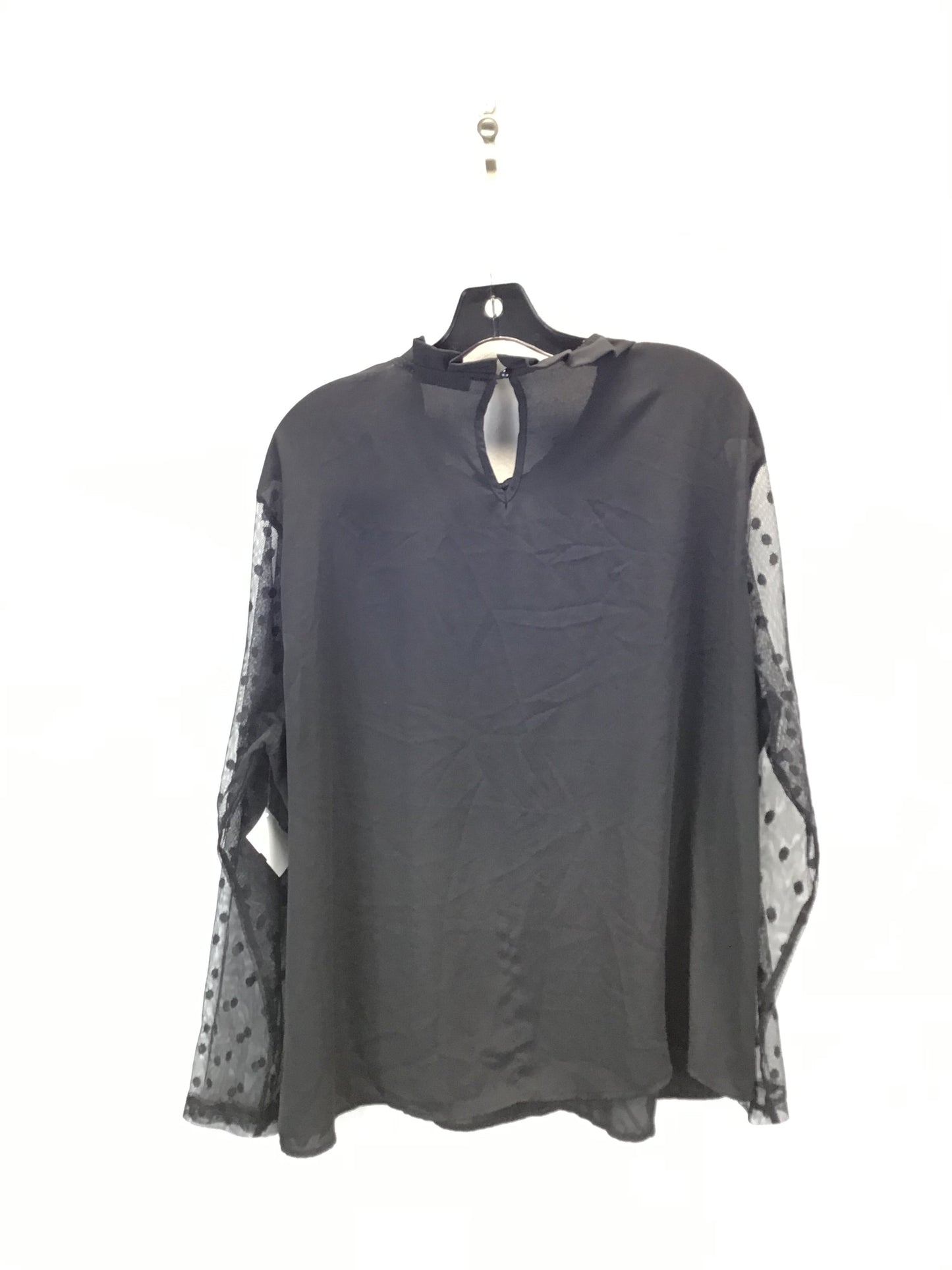 Top Long Sleeve By Shein In Black, Size: 3x