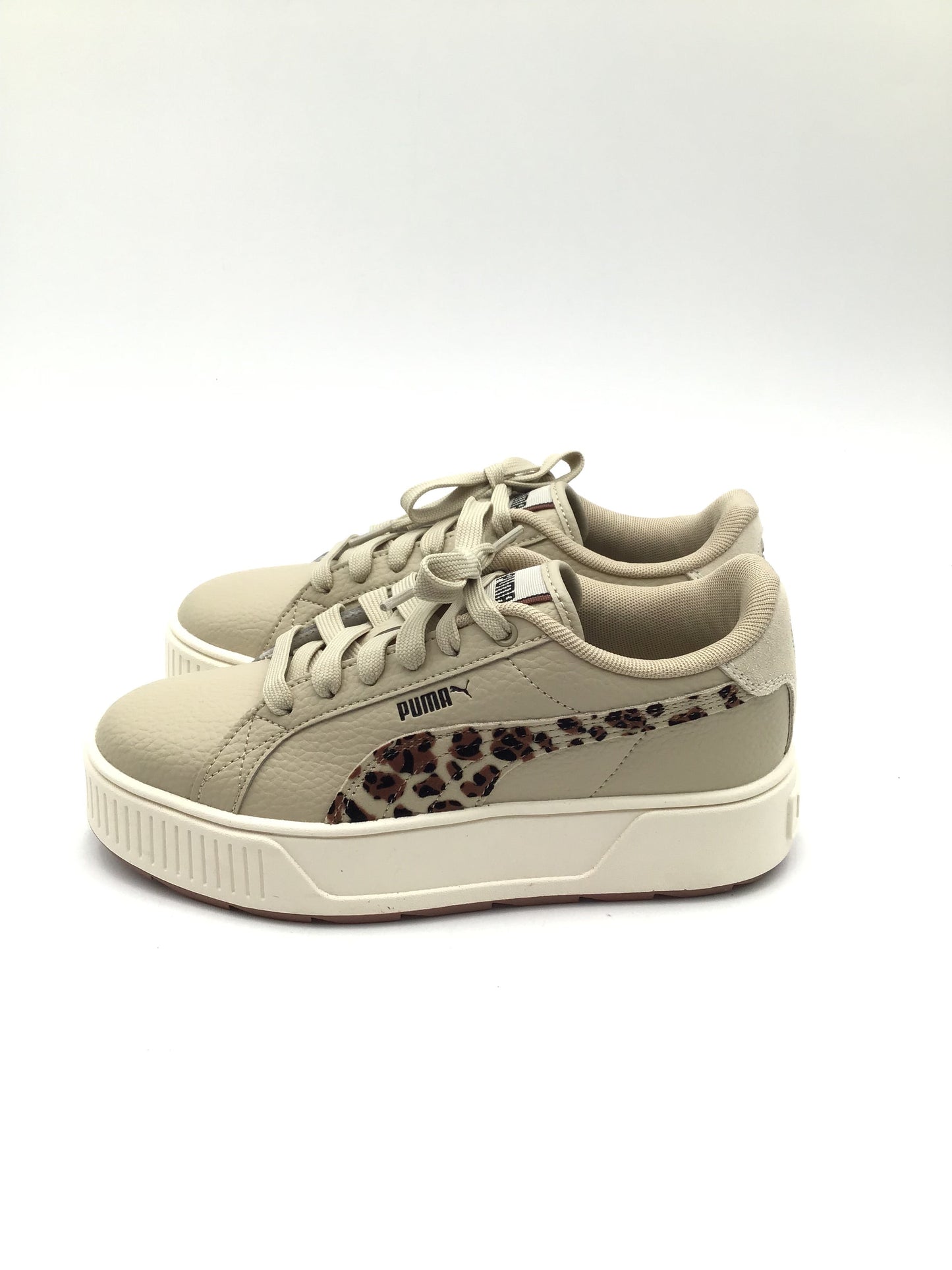 Shoes Athletic By Puma In Brown & Cream, Size: 7