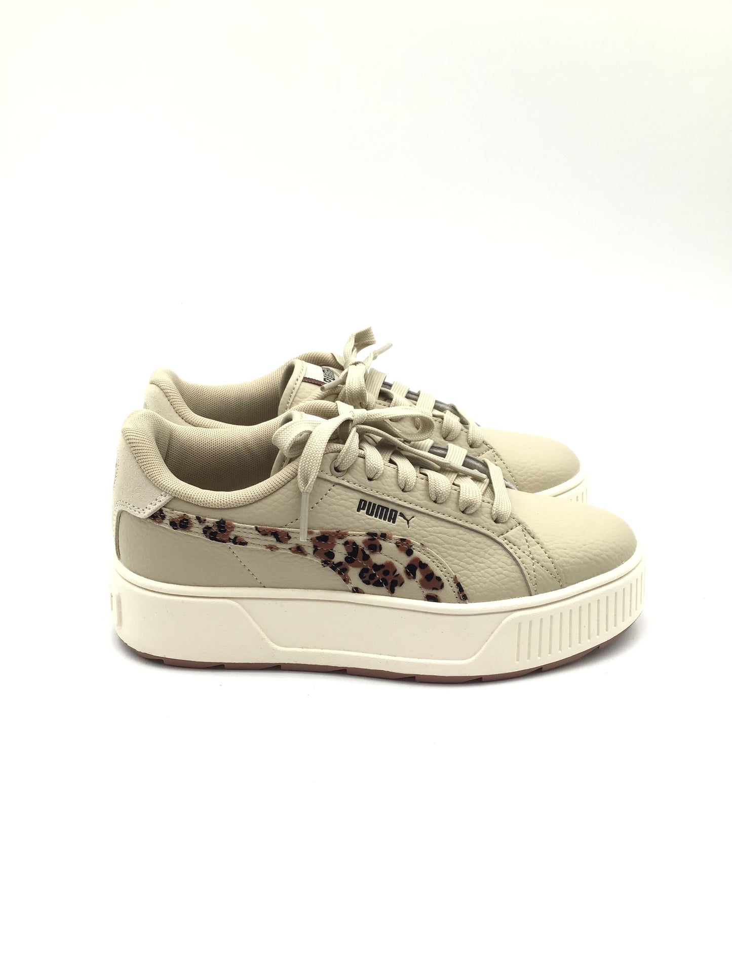 Shoes Athletic By Puma In Brown & Cream, Size: 7