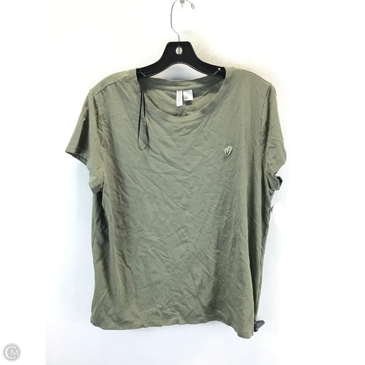 Top Short Sleeve By Divided In Green, Size: Xl