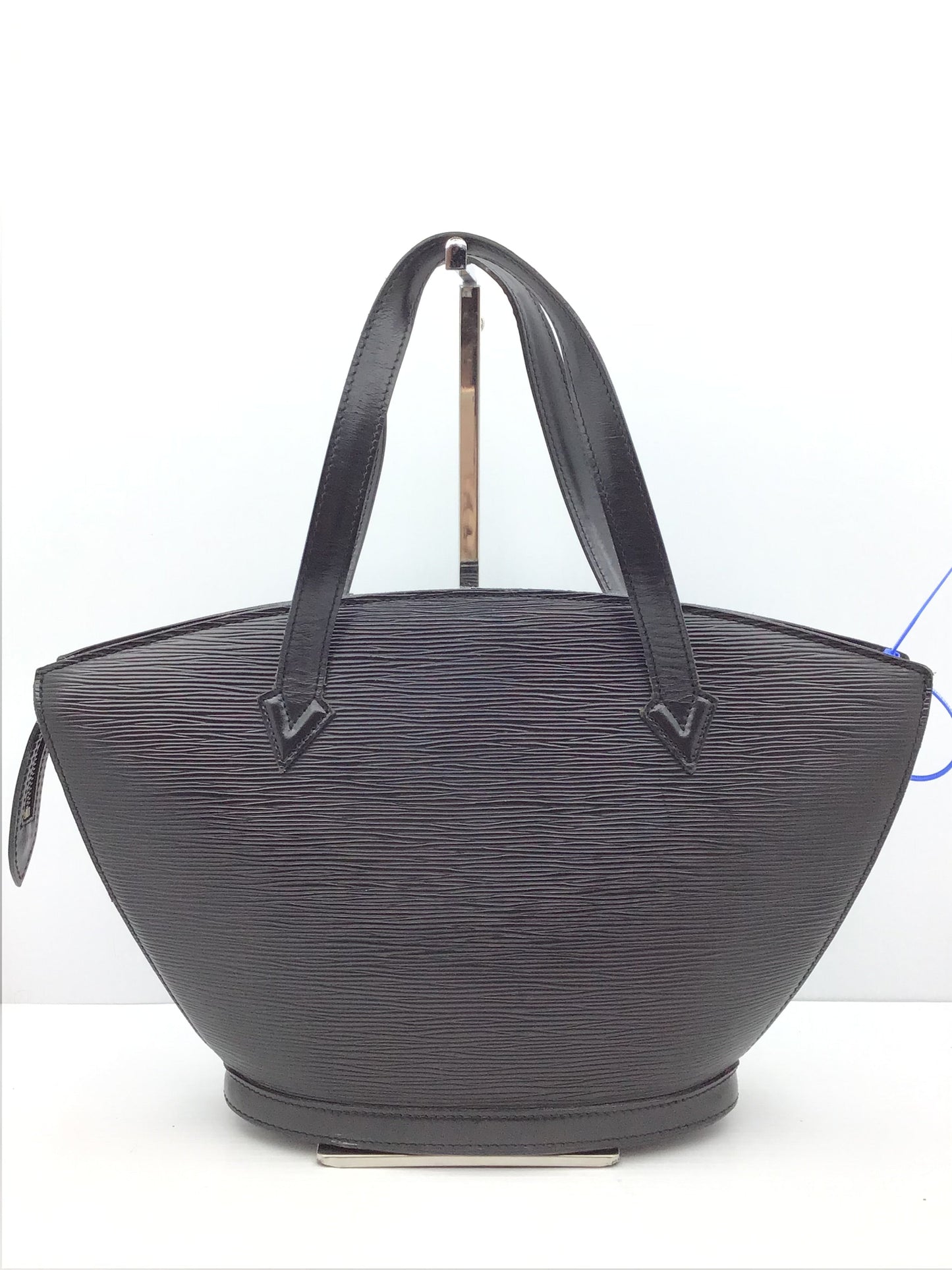 Epi Noir Saint Jacques Shopping Tote By Louis Vuitton  Size: Medium