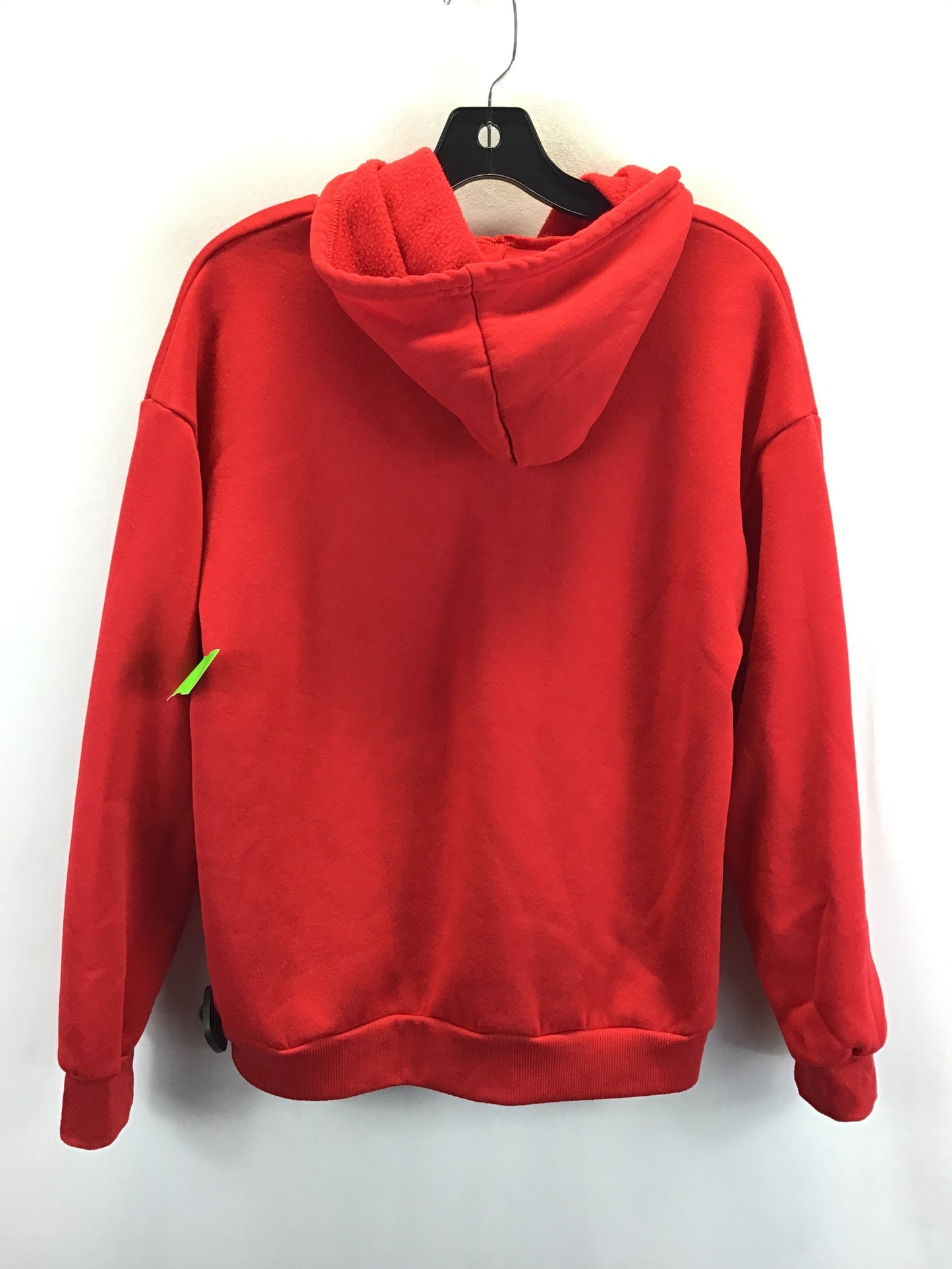 Sweatshirt Hoodie By Shein In Red, Size: L