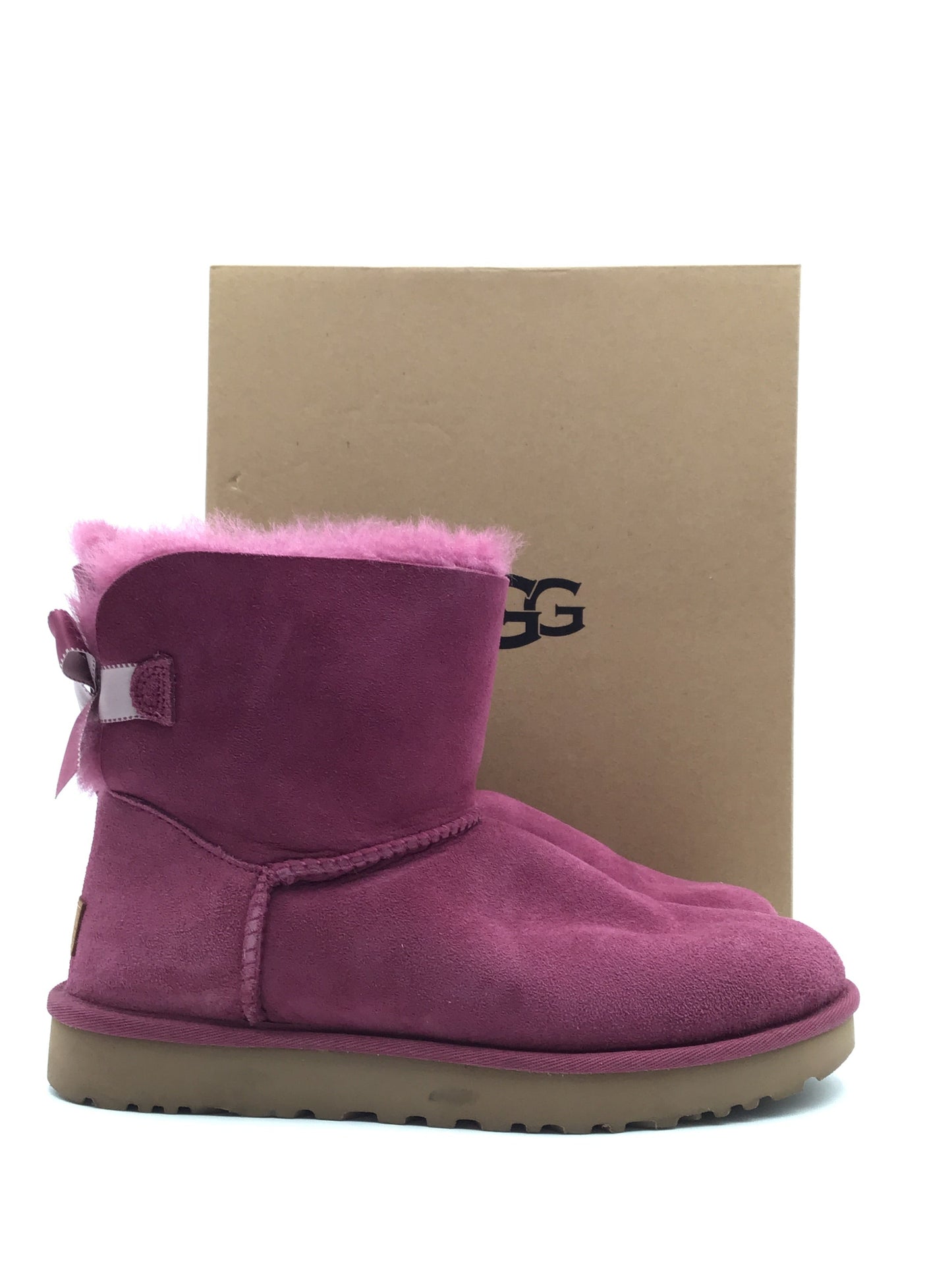 Boots Designer By Ugg In Purple, Size: 9