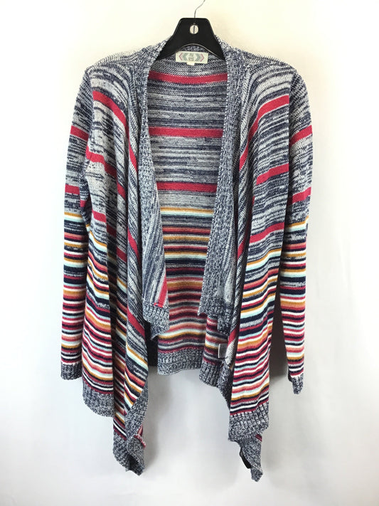 Sweater Cardigan By Pink Rose In Multi-colored, Size: M