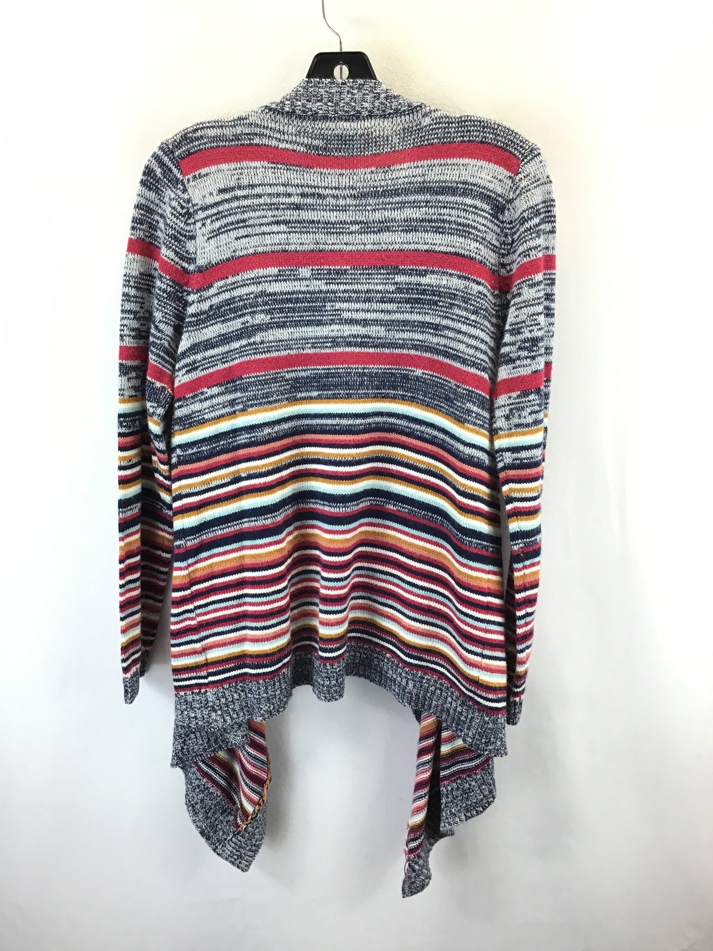 Sweater Cardigan By Pink Rose In Multi-colored, Size: M