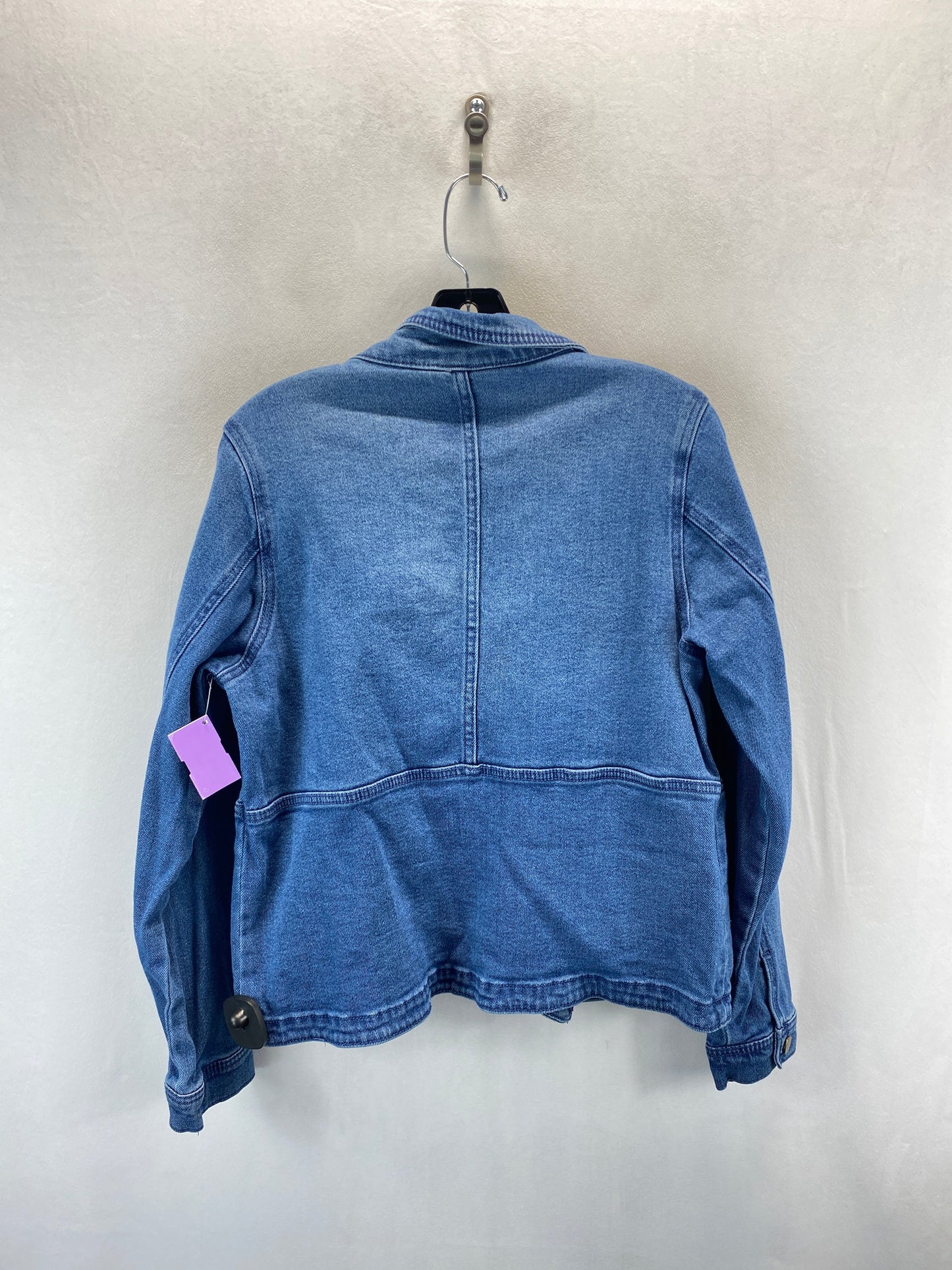 Jacket Denim By Universal Thread In Blue Denim, Size: L