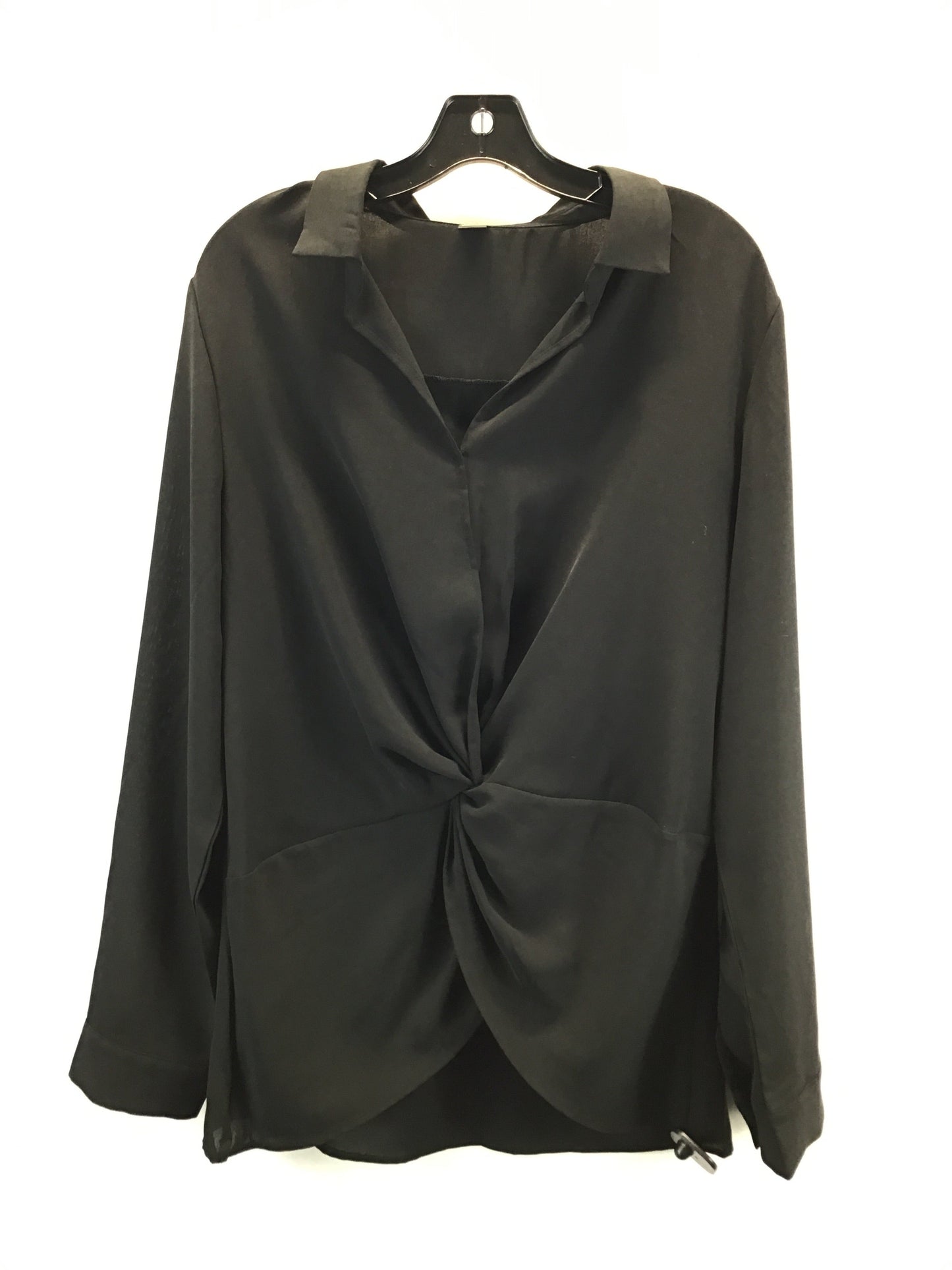 Top Long Sleeve By Shein In Black, Size: 12