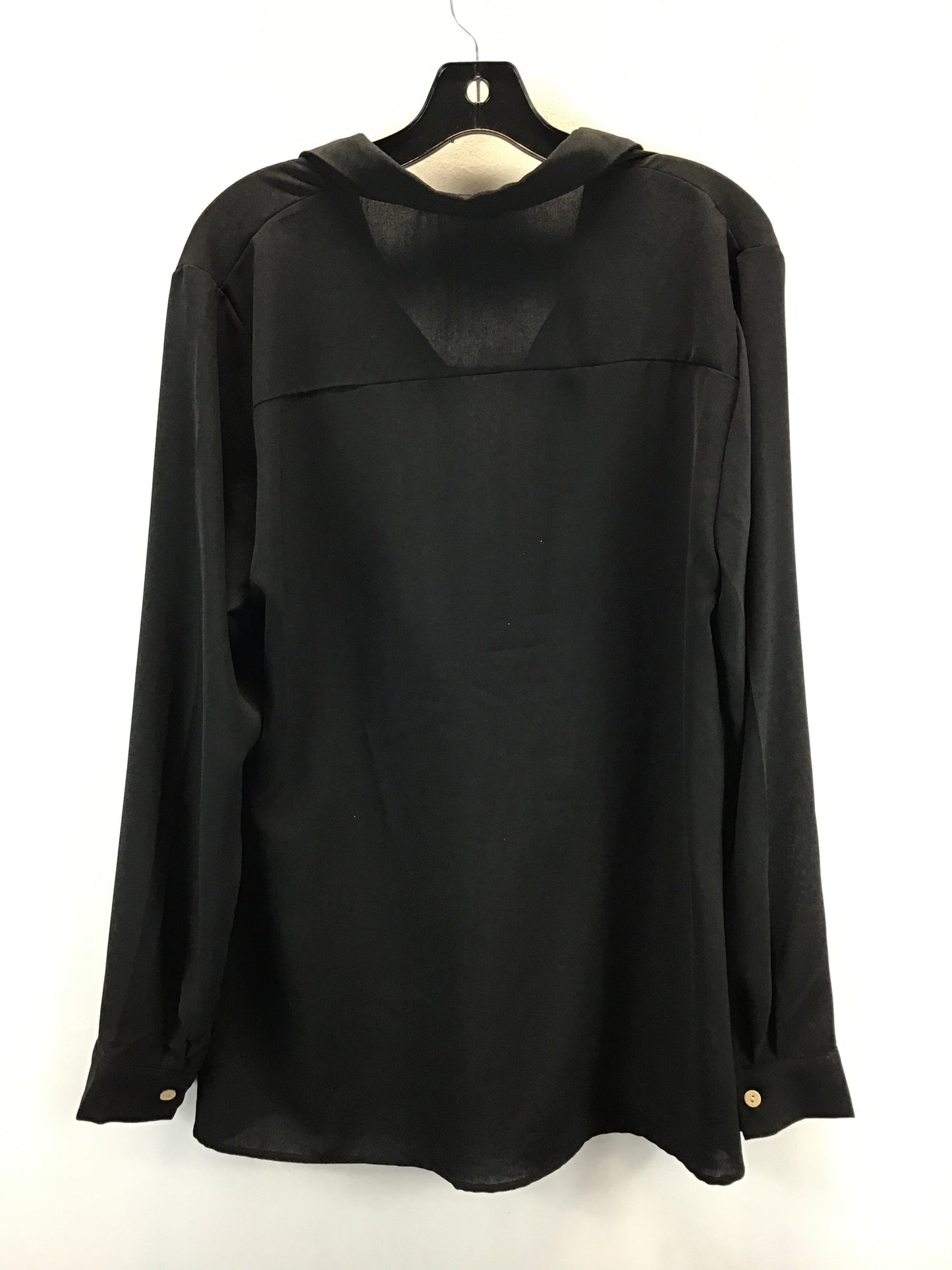 Top Long Sleeve By Shein In Black, Size: 12