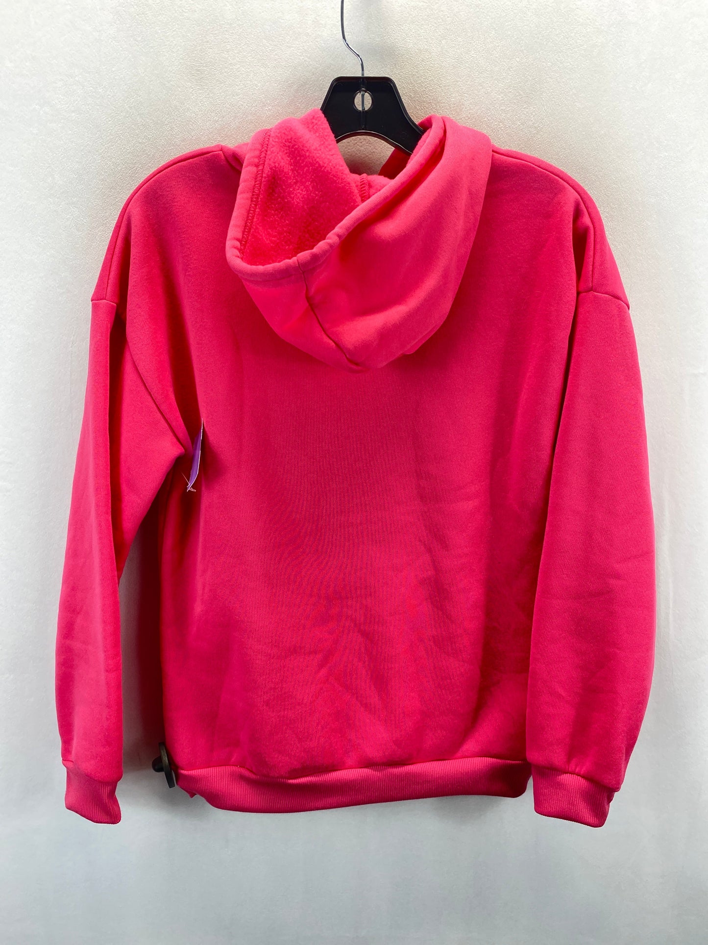 Sweatshirt Hoodie By Shein In Pink, Size: Xs