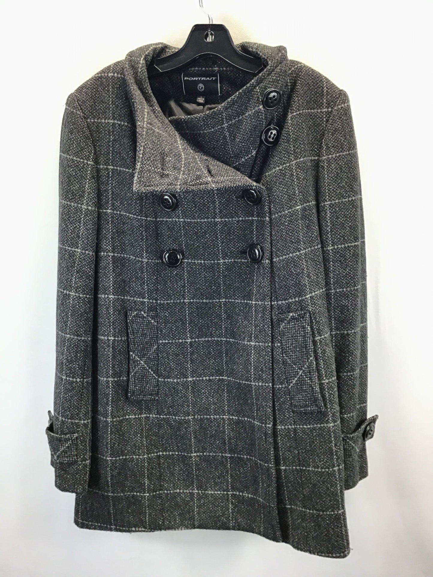 Coat Other By Clothes Mentor In Grey, Size: L