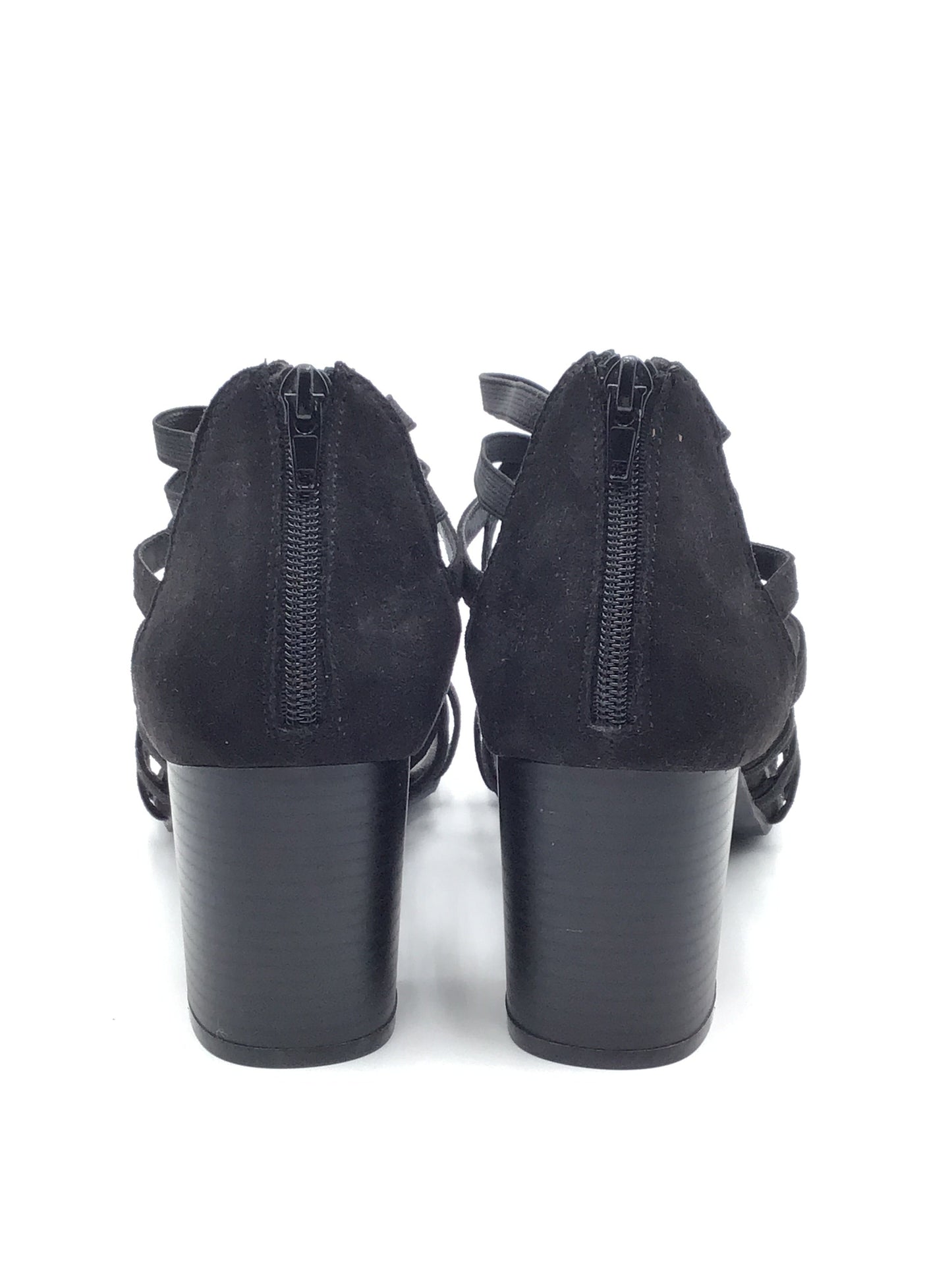 Black Shoes Heels Block Dexflex, Size 12