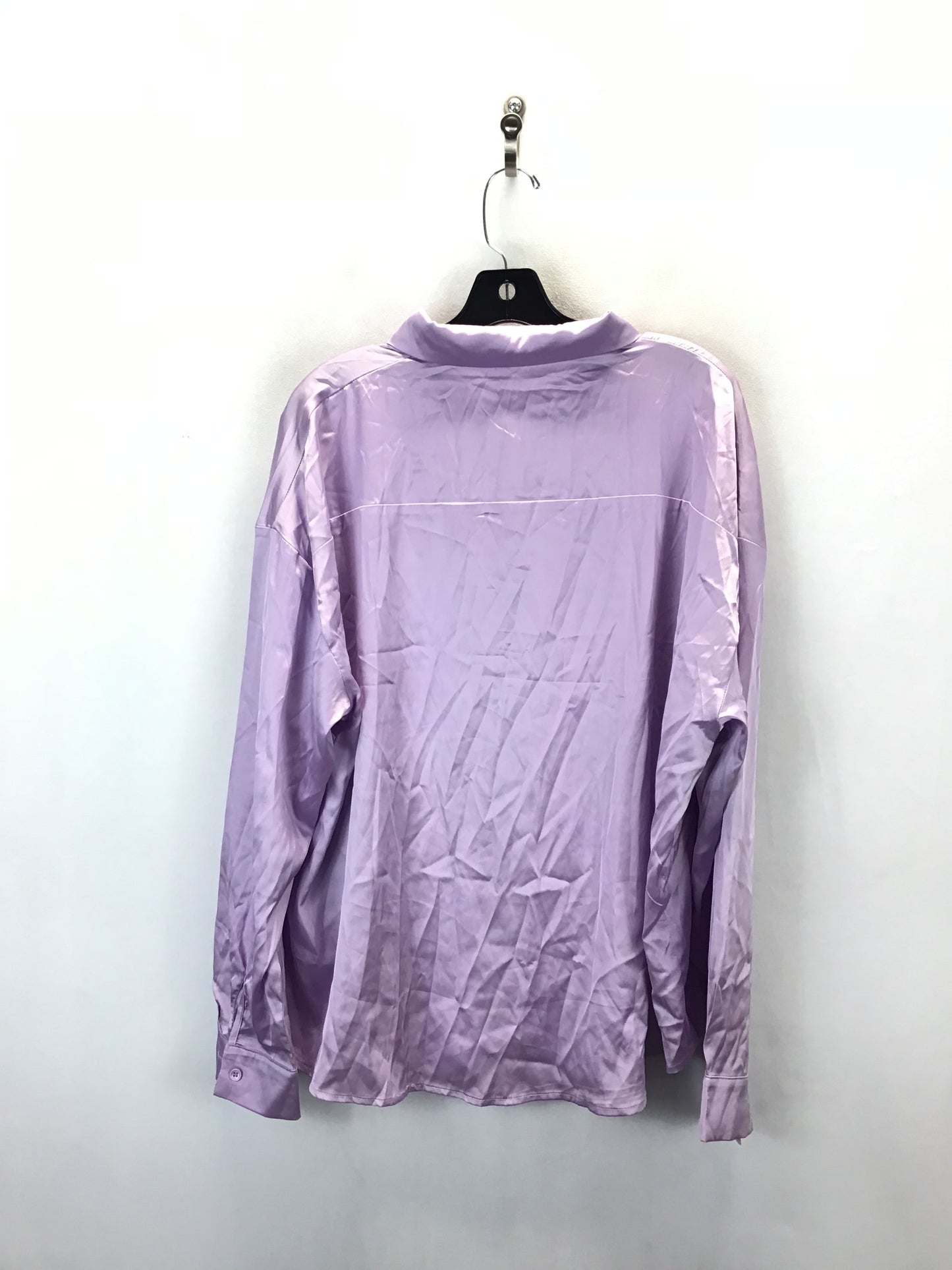 Top Long Sleeve By Clothes Mentor In Purple, Size: 3x