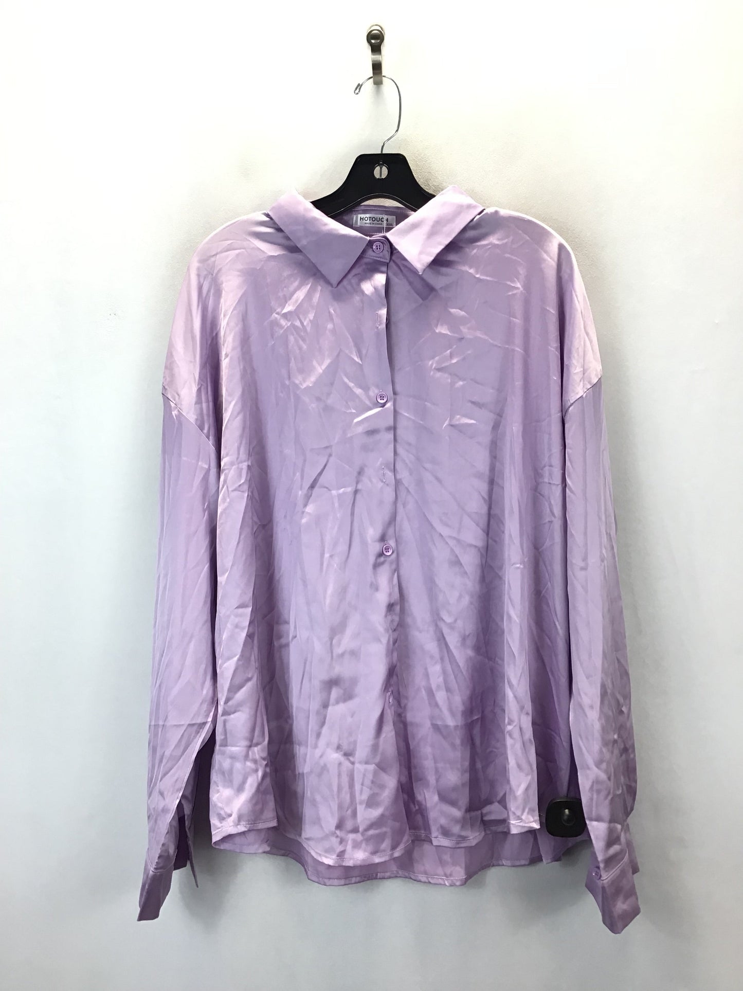 Top Long Sleeve By Clothes Mentor In Purple, Size: 3x