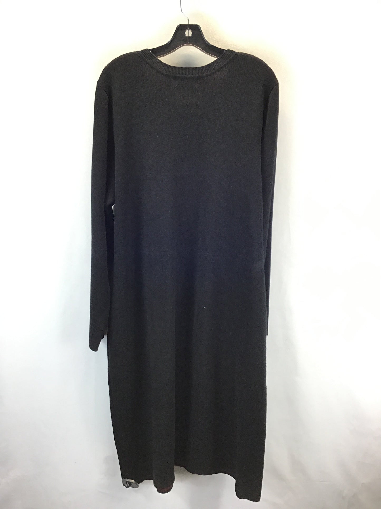 Dress Sweater By Lane Bryant In Black & Red, Size: 18