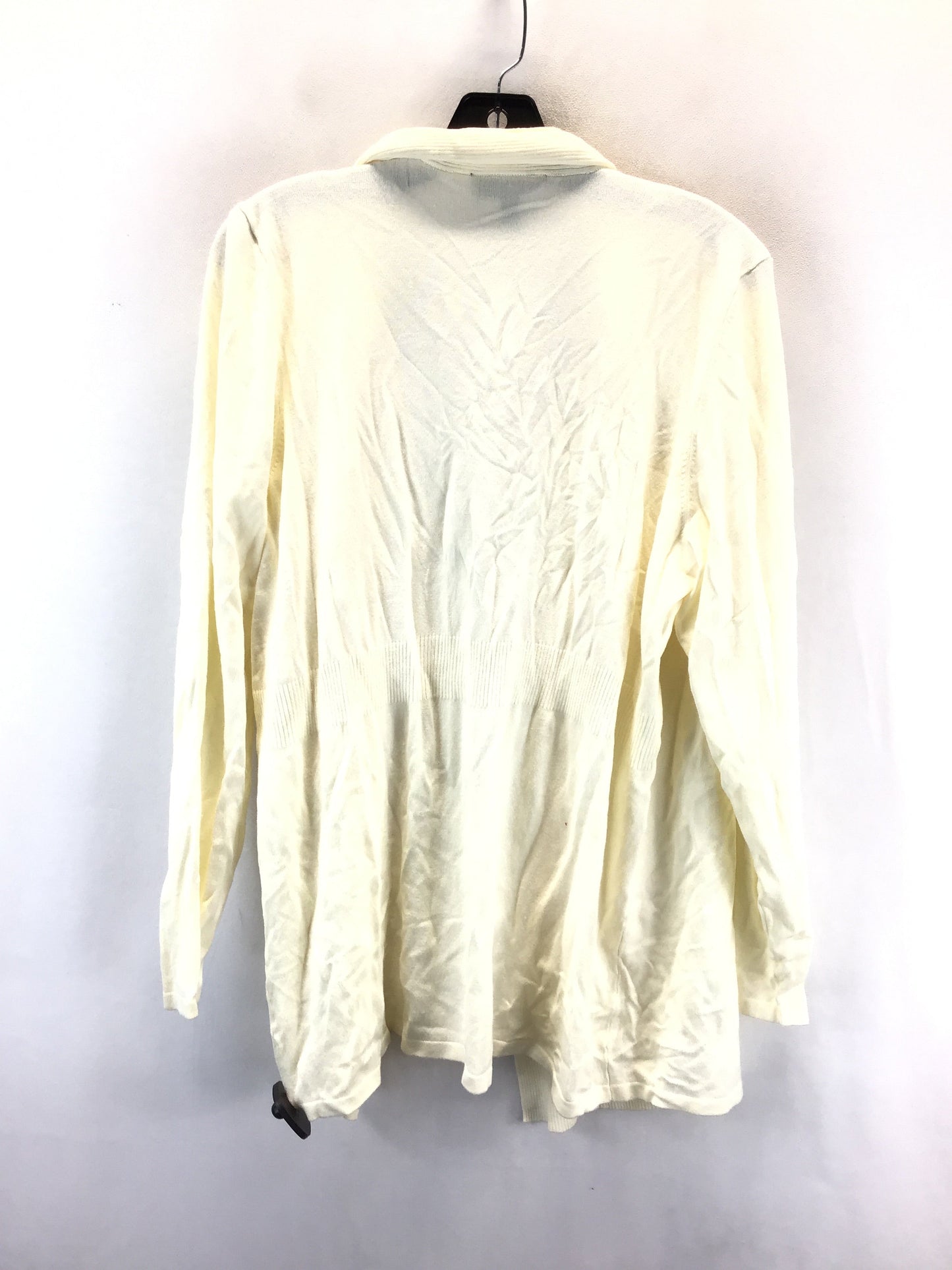 Cardigan By Lane Bryant In Cream, Size: 14