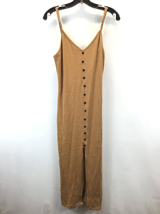 Dress Casual Midi By Vici In Brown, Size: Xl