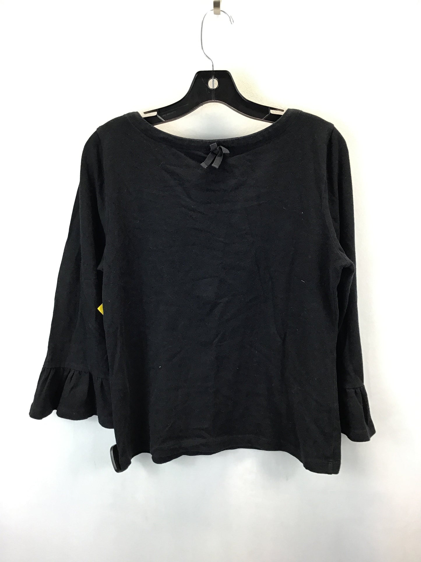 Top Long Sleeve Basic By Kate Spade In Black, Size: L