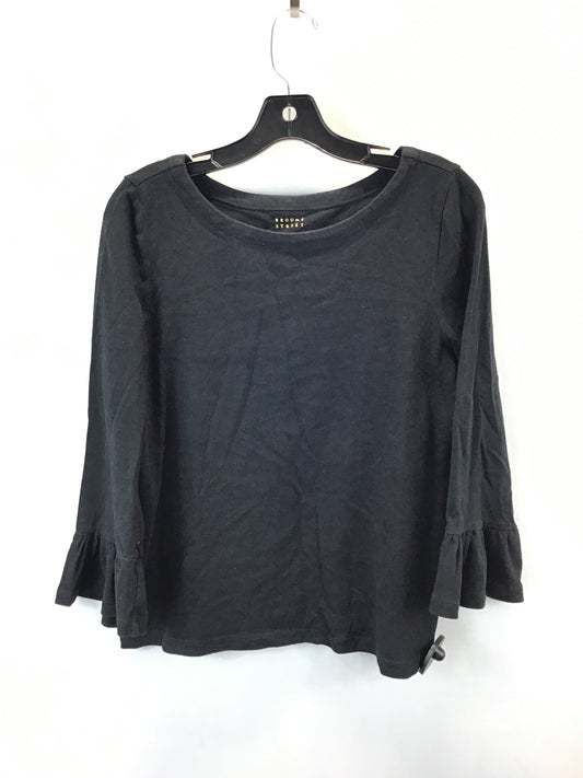 Top Long Sleeve Basic By Kate Spade In Black, Size: L