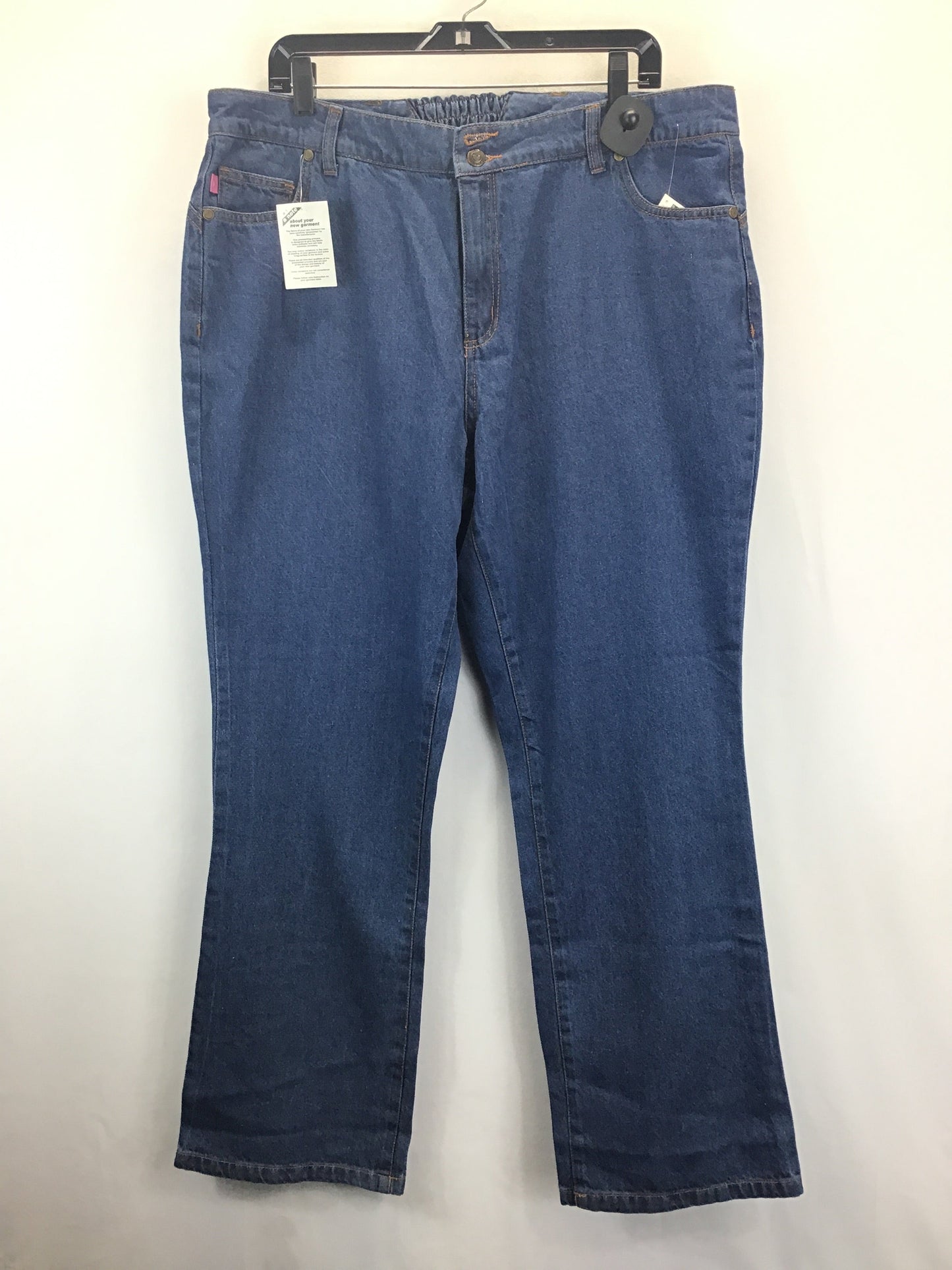 Blue Jeans Straight Woman Within, Size 18w