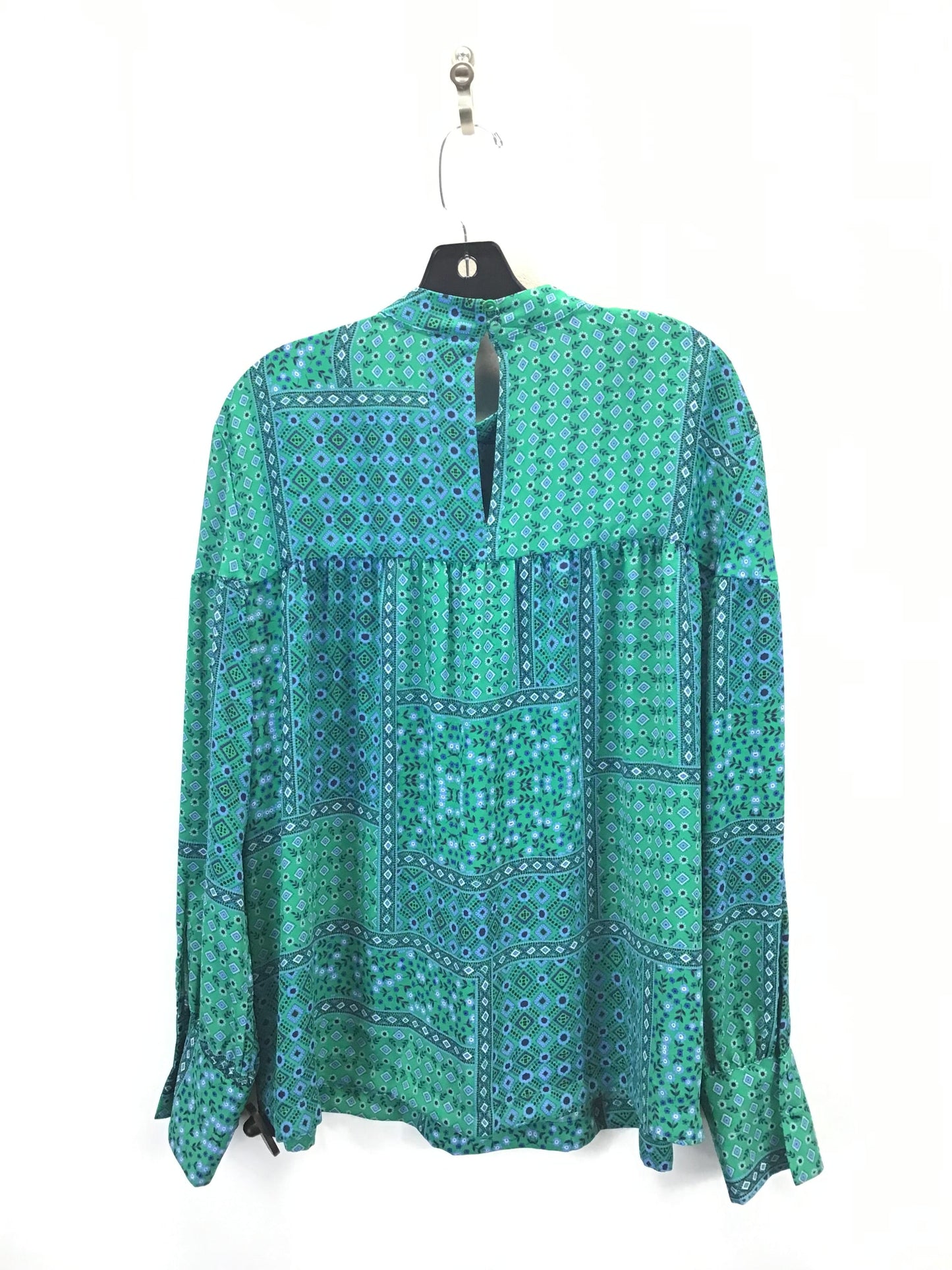 Top Long Sleeve By Loft In Green, Size: Xl