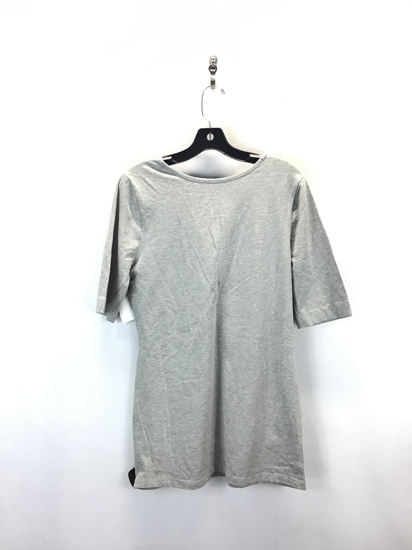 Top 3/4 Sleeve Basic By Venus In Grey, Size: Xl