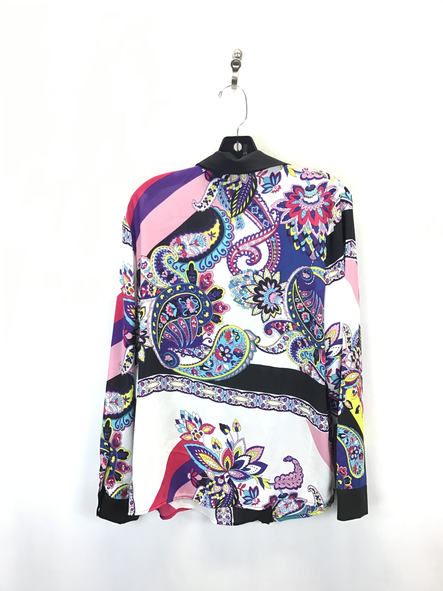 Top Long Sleeve By New York And Co In Multi-colored, Size: L