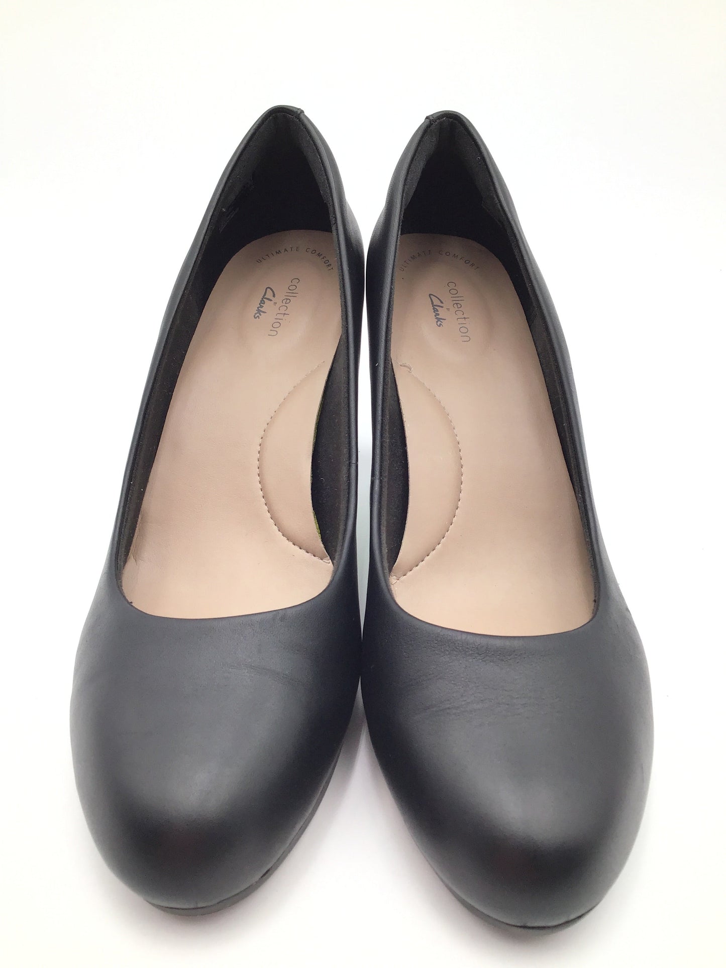 Shoes Heels Block By Clarks In Black, Size: 11