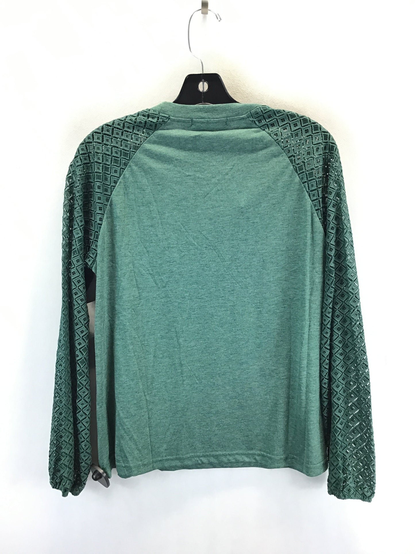 Top Long Sleeve By Clothes Mentor In Green, Size: M