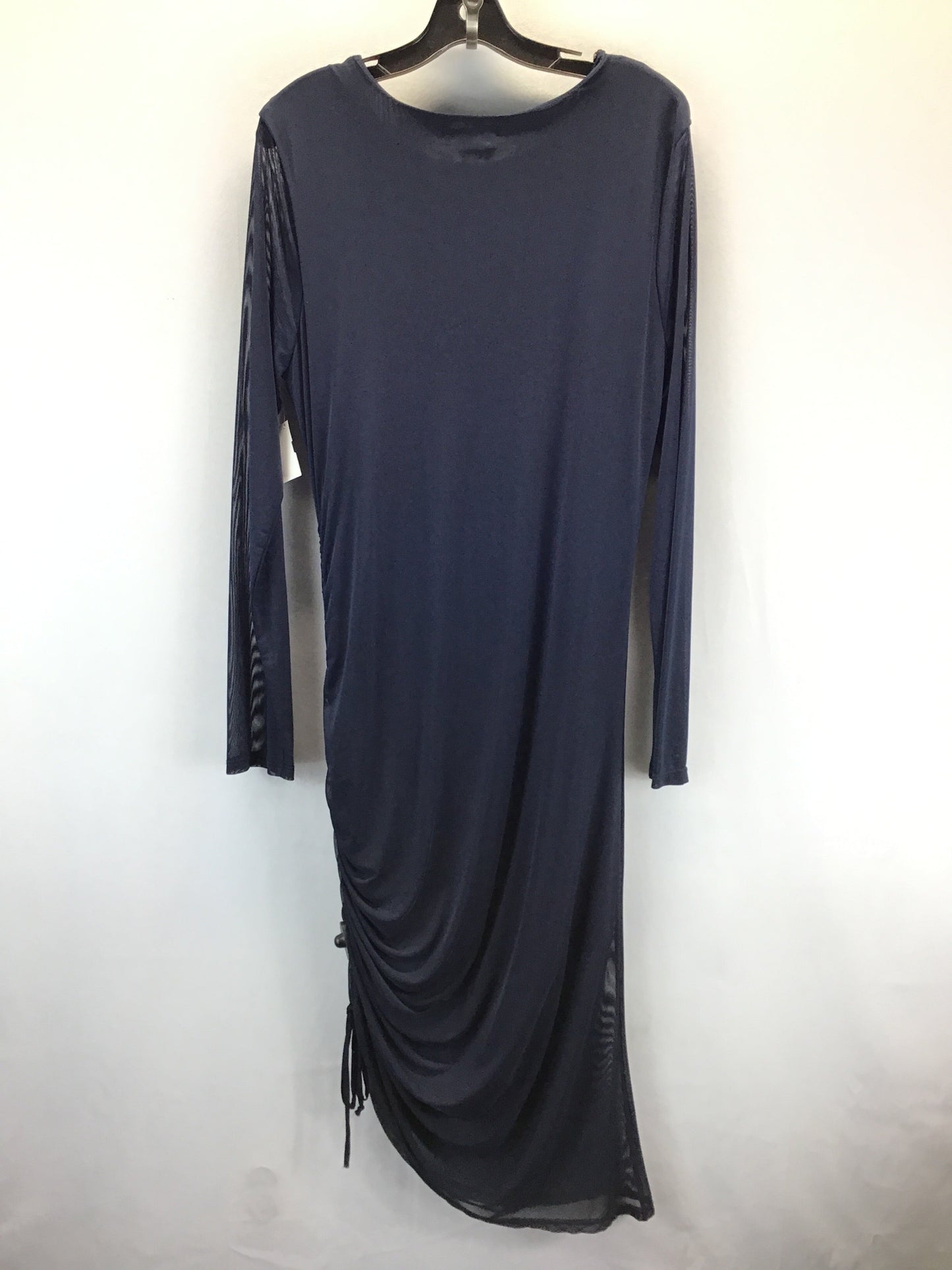 Dress Casual Midi By International Concepts In Blue, Size: Xl