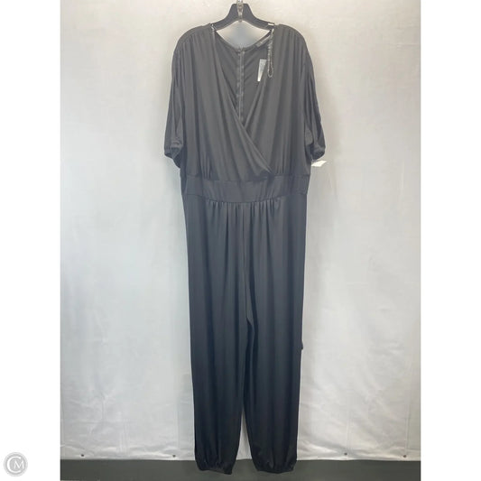 Jumpsuit By Ashley Stewart In Black, Size: 26