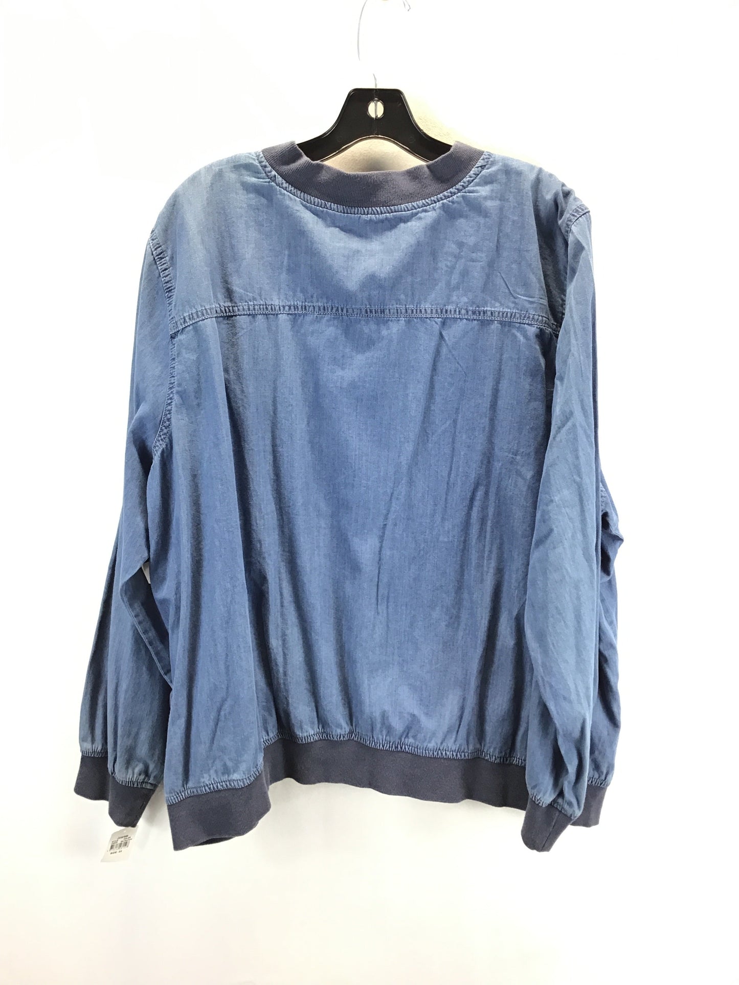 Jacket Denim By Clothes Mentor In Blue, Size: 3X