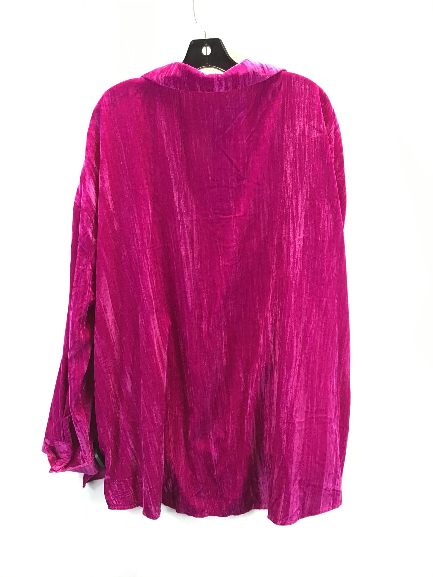 Top Long Sleeve By Clothes Mentor In Pink, Size: 18