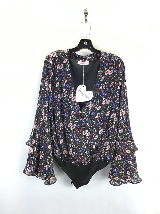 Top Long Sleeve By Clothes Mentor In Floral Print, Size: L