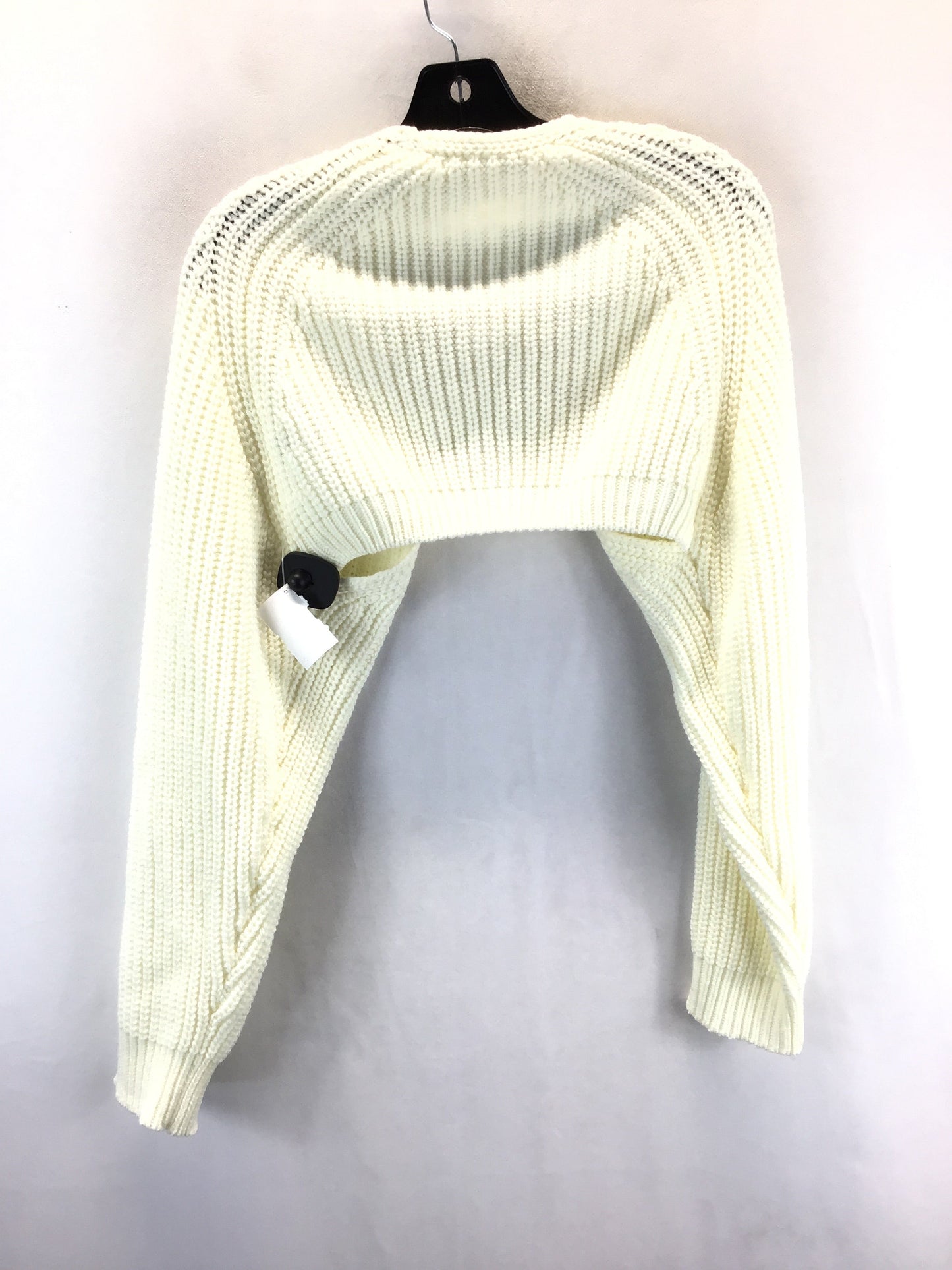 Sweater Cardigan By Shein In Cream, Size: S