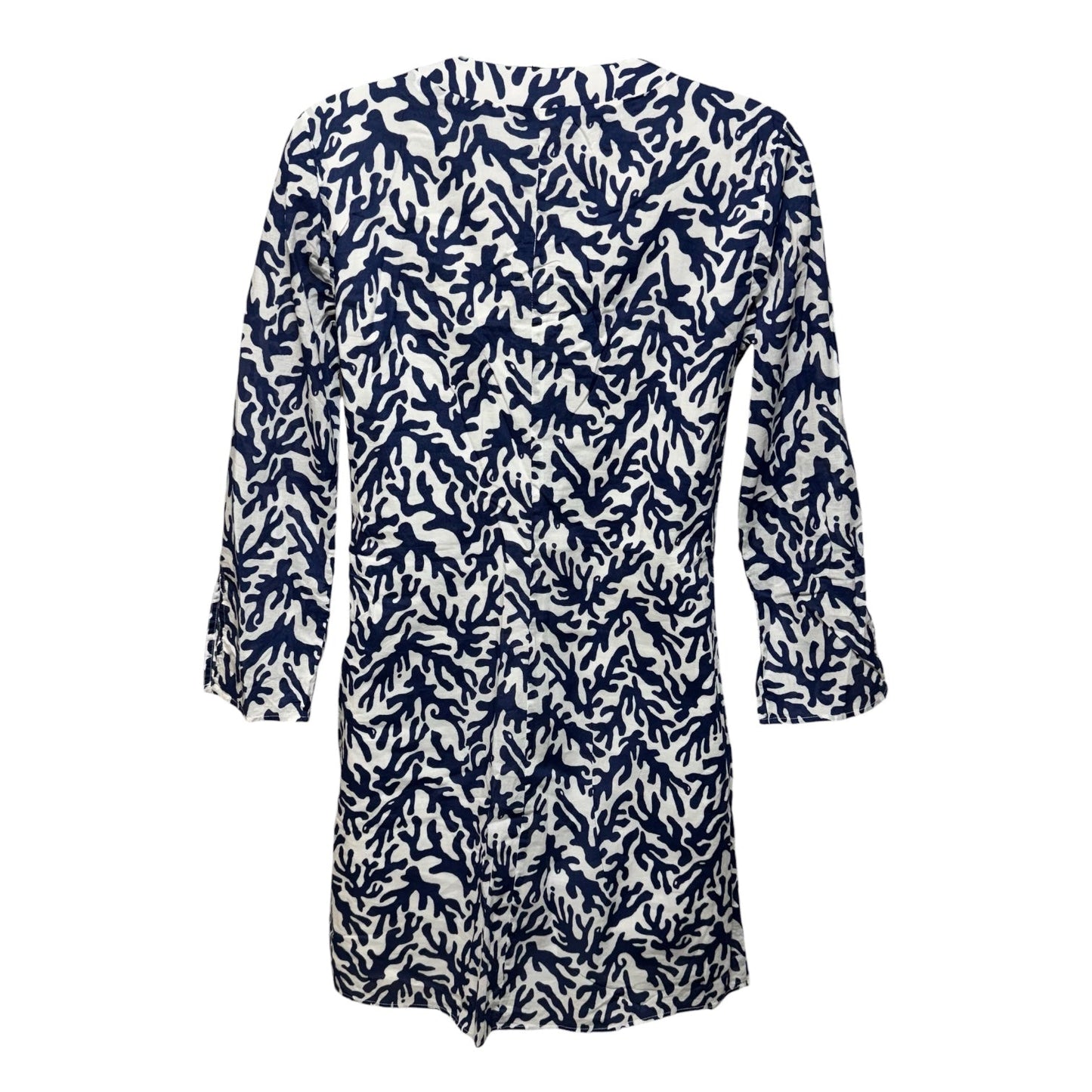 Courtney Tunic Dress Designer By Lilly Pulitzer In Bright Navy Treasure, Size: Xs