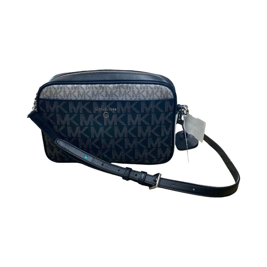 Handbag Designer By Michael Kors In Black & Grey, Size:Medium