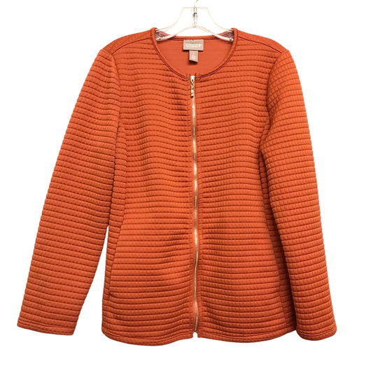 Jacket Other By Chicos In Orange, Size:M