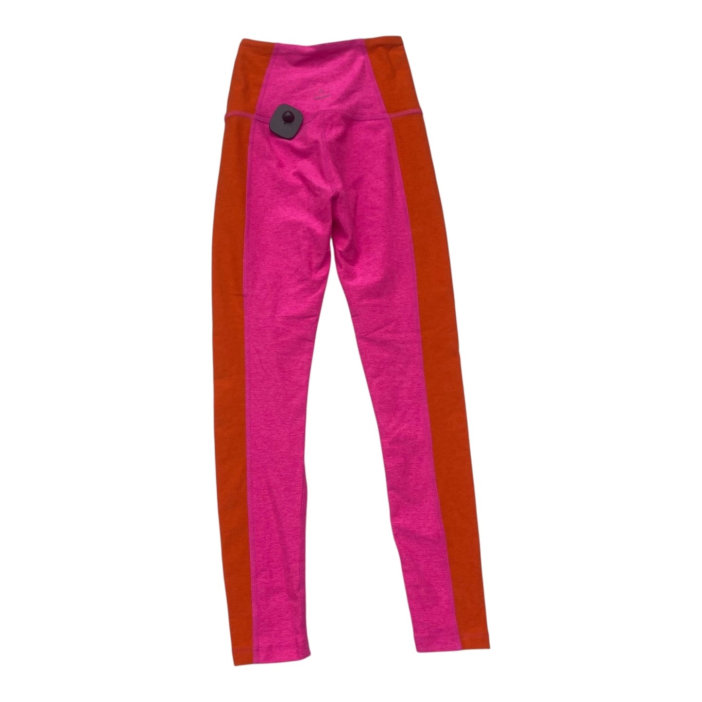 Athletic Leggings By Beyond Yoga In Orange & Pink, Size:Xs
