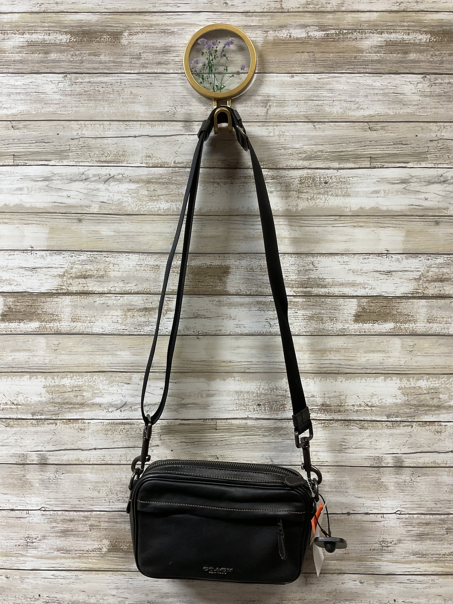Handbag Designer By Coach In Black, Size:Small
